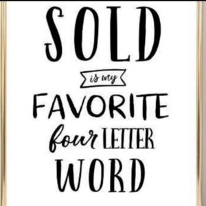 SOLD is my favorite 4 letter word 🤓